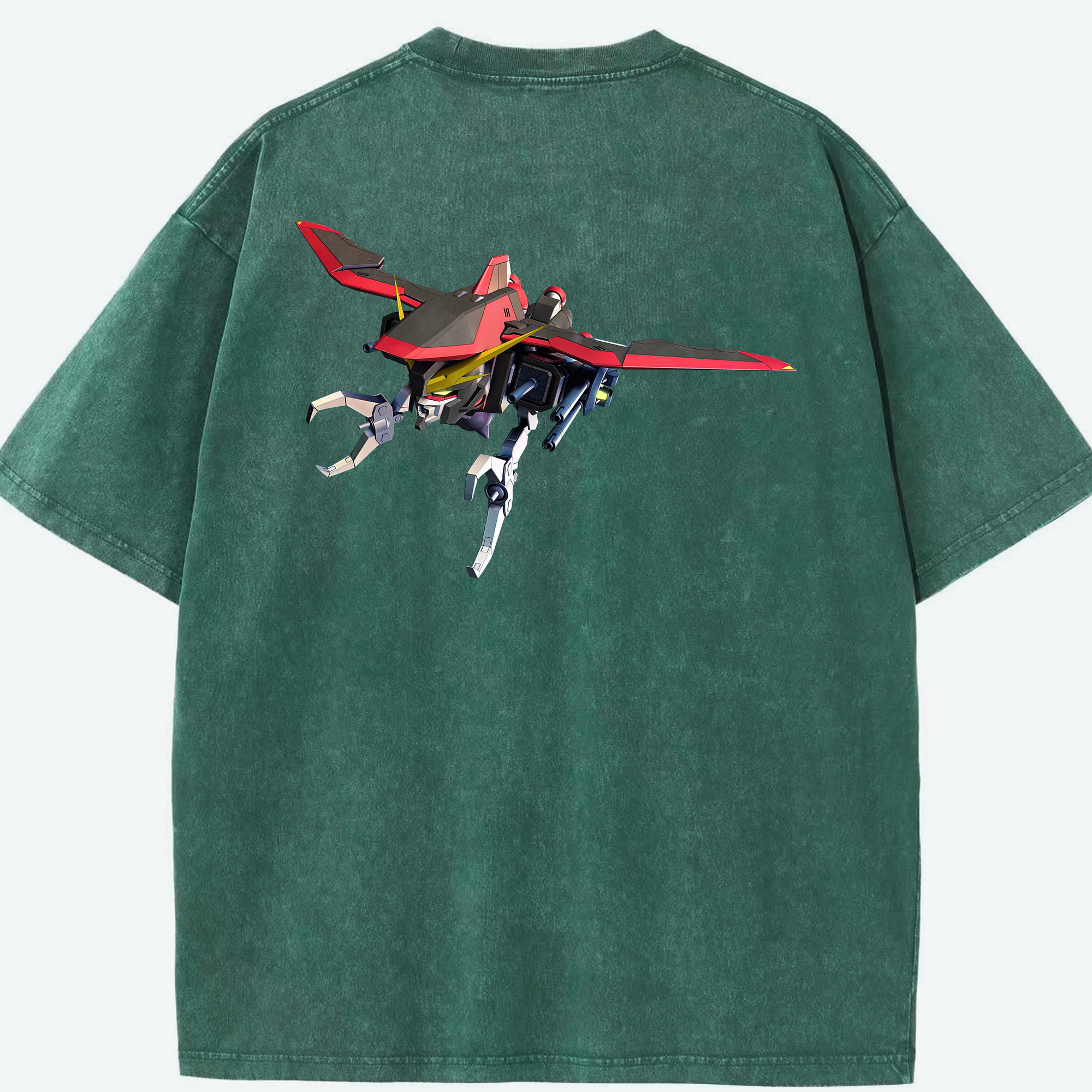 （画像用） 機動戦士ガンダム Mobile Suit Gundam 綿100% ヴィンテージ風 半袖Tシャツ（背面プリント）